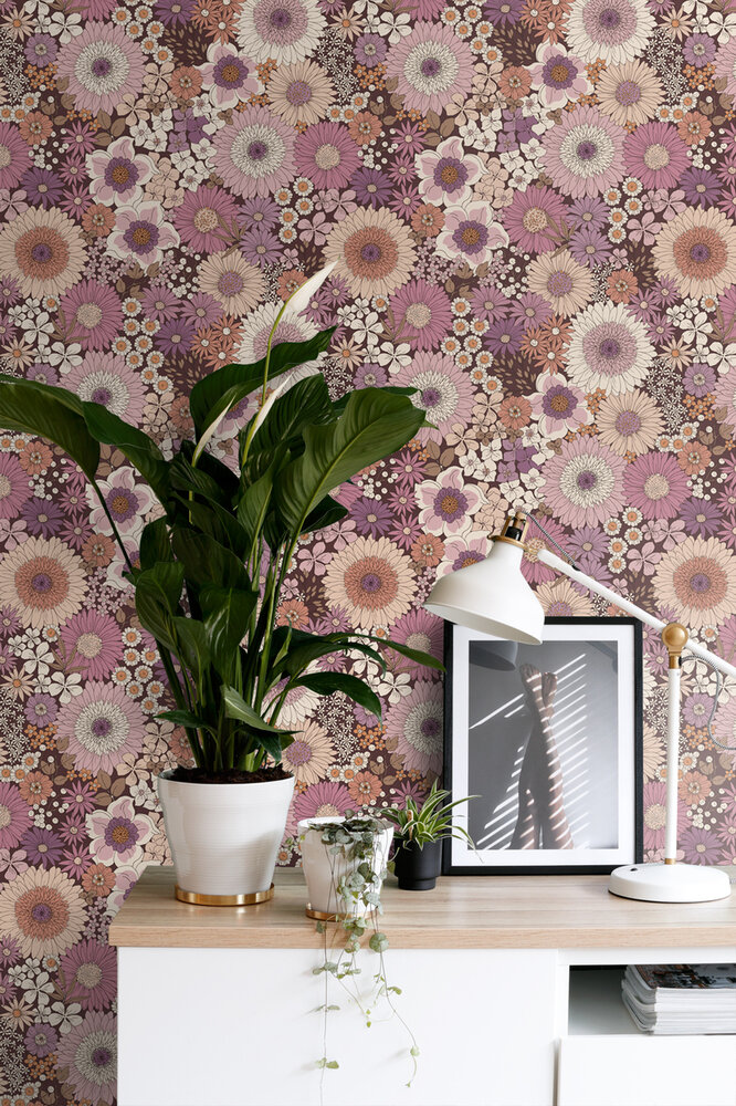 Esta Home Bloemen 363239 Paars