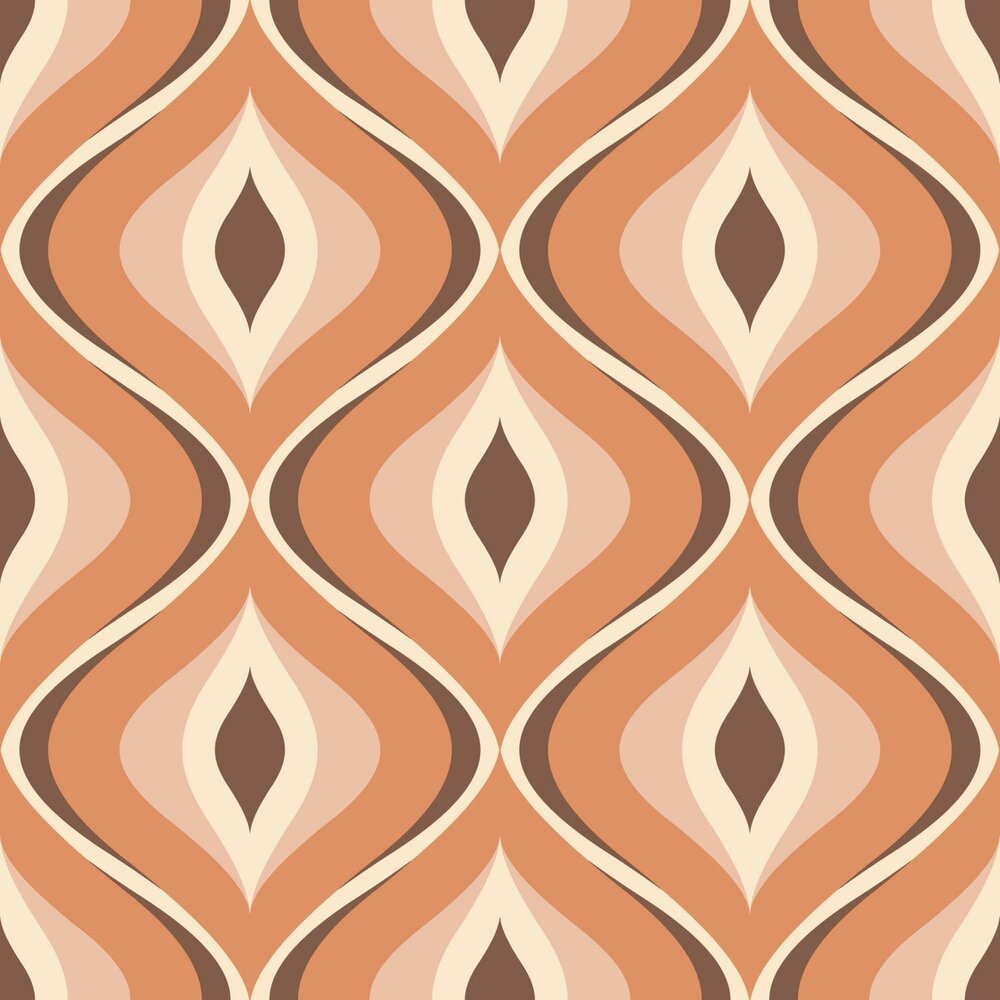 Esta Home Grafisch 130986 Oranje