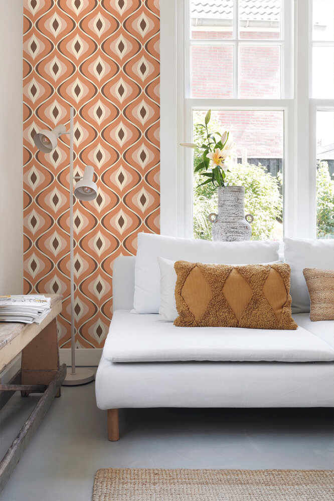 Esta Home Grafisch 130986 Oranje