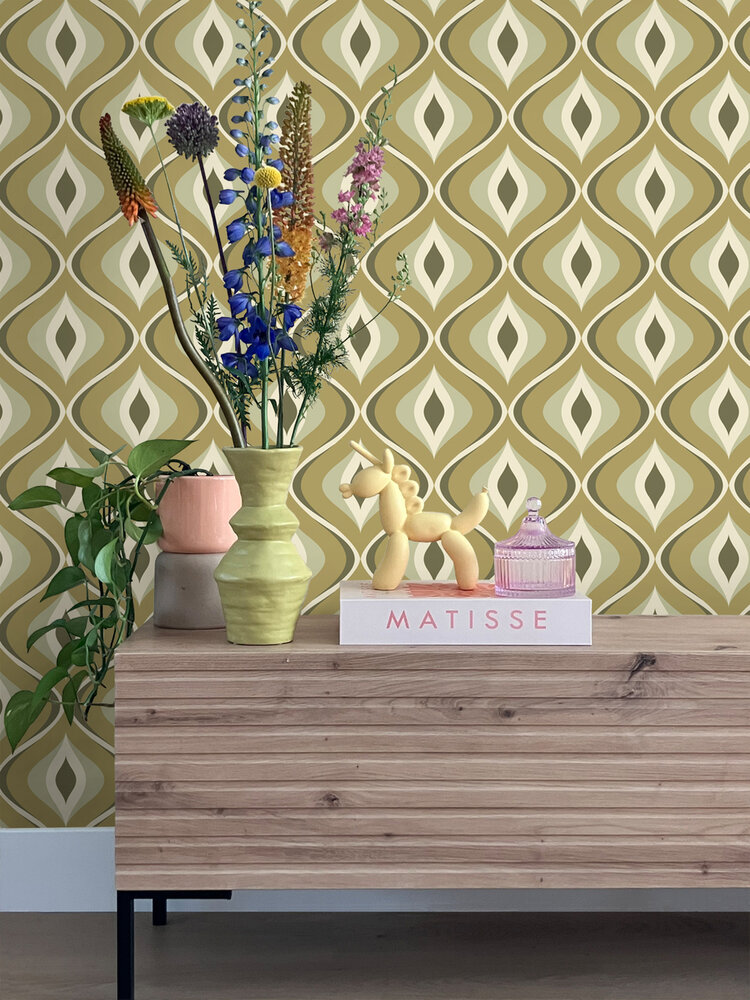 Esta Home Grafisch 130987 Groen