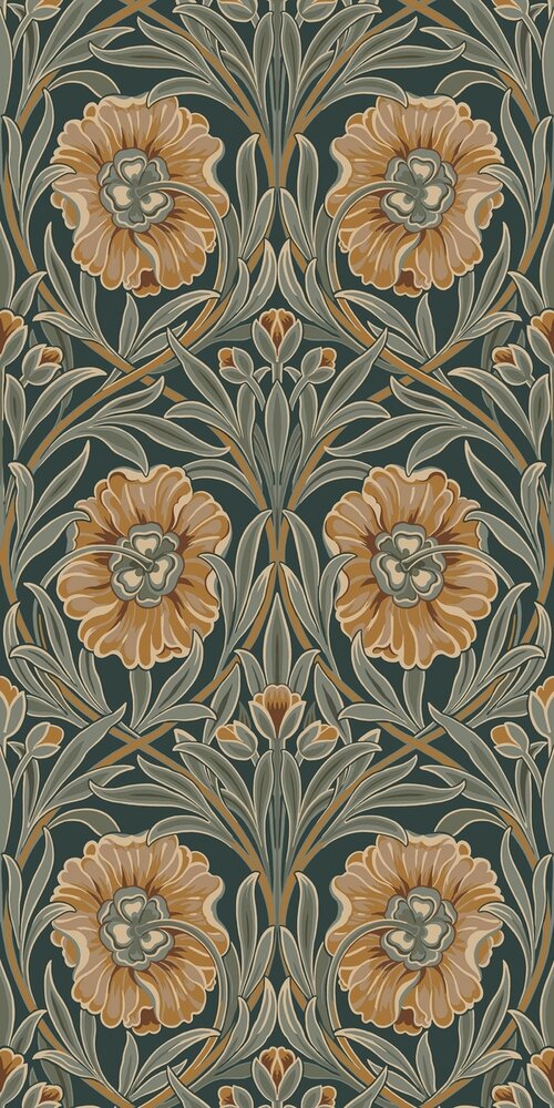 Casamance Isadora 70370304 (incl. Gratis Lijm*) Groen