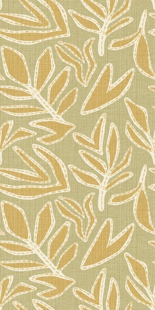 Casamance Lanzea 77640202 (incl. Gratis Lijm*) Groen