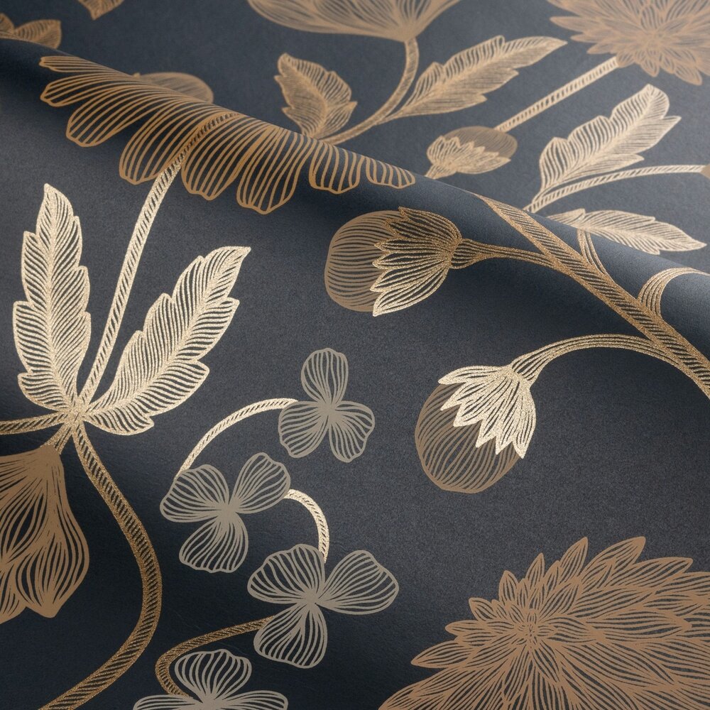 Casamance Isadora 70450916 (incl. Gratis Lijm*) Zwart