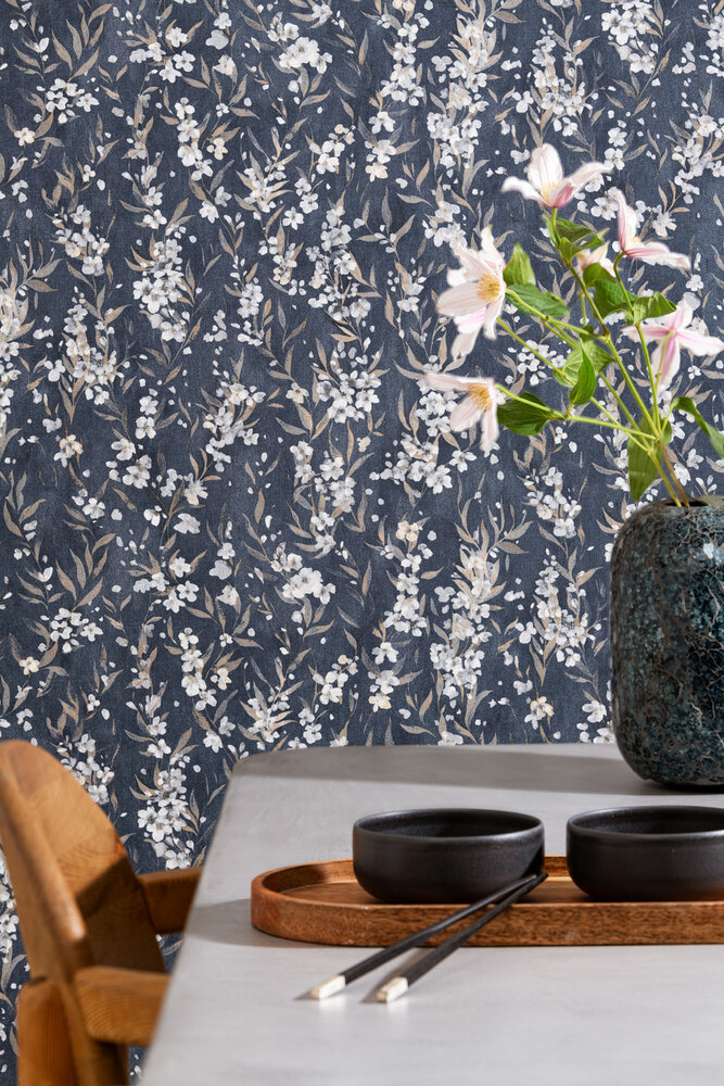 Rasch Noble Zen 435238 Blauw