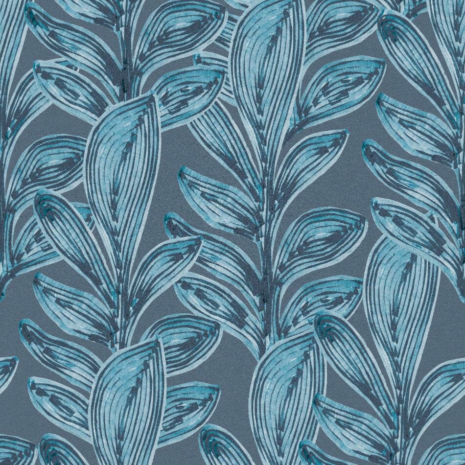 Noordwand Hohenberger Line &amp; Leaf 65798 Blauw