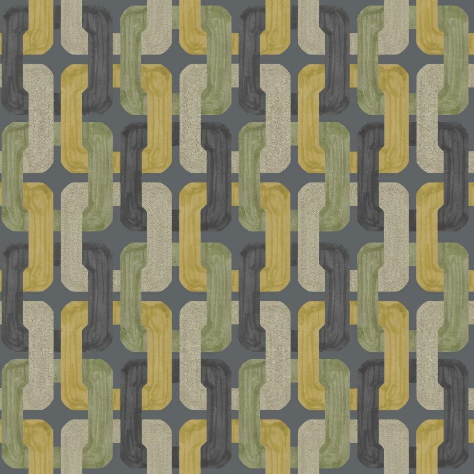 Noordwand Hohenberger Line &amp; Leaf 81439 Groen