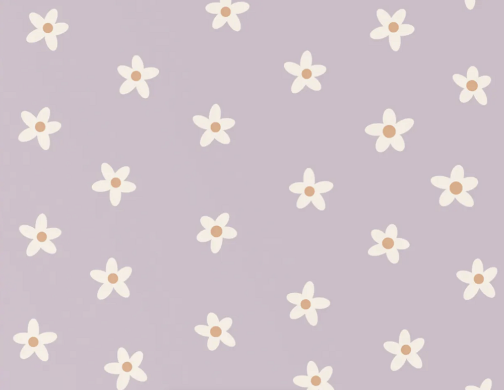 Esta Home madeliefjes beige - 131114 (incl. Gratis Lijm*) Lila