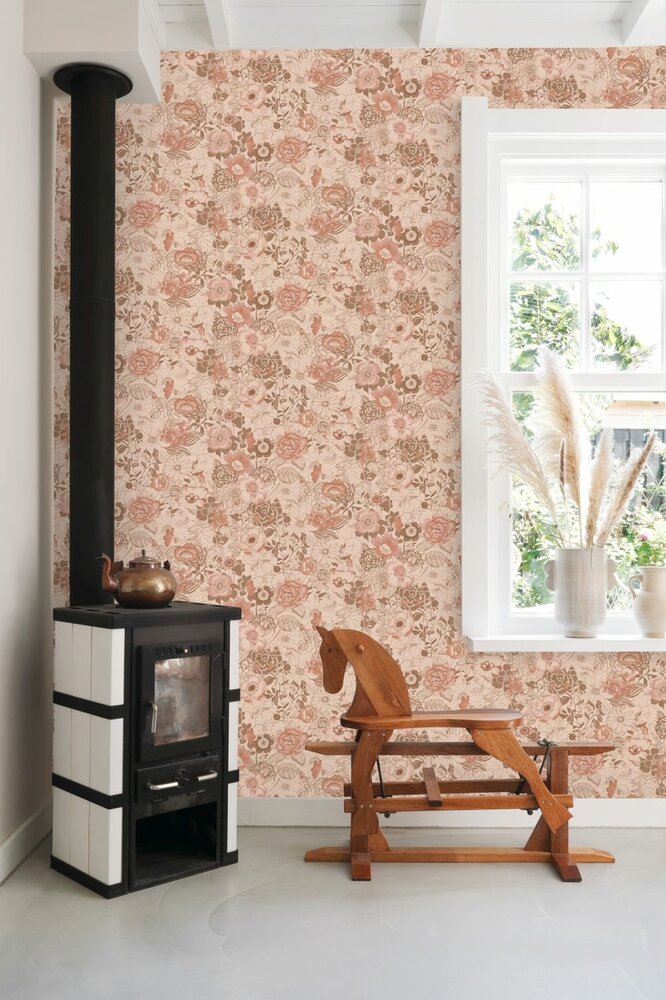 Esta Home Floral Fever 139766 Terracotta