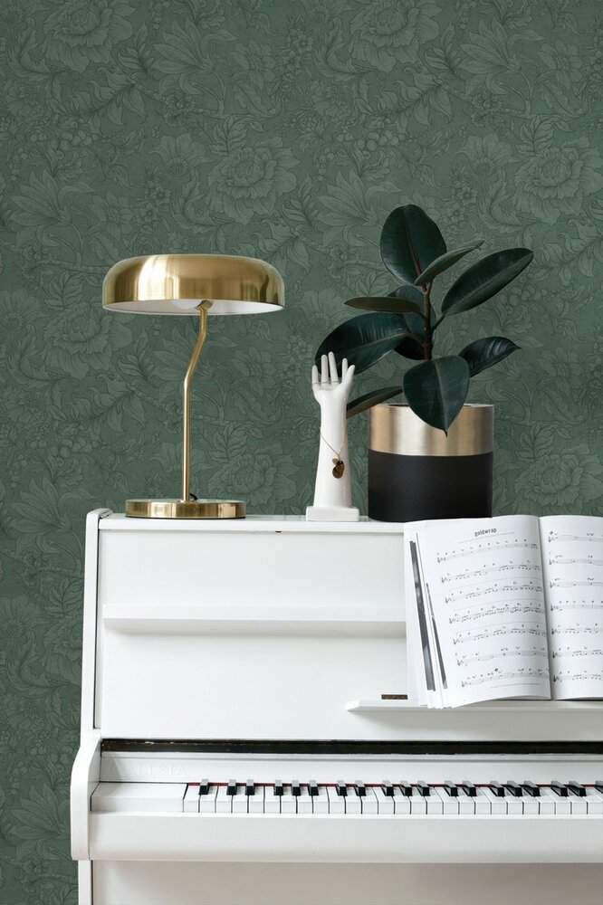 Esta Home Floral Fever 139793 Groen