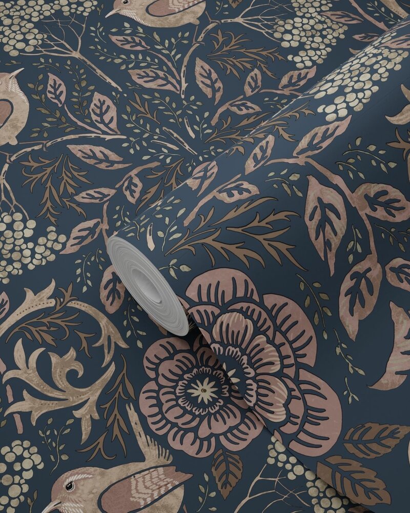 Esta Home Floral Fever 139832 Blauw