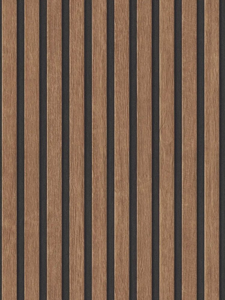 A.S Creation 39109-8 Houten Latten Bruin