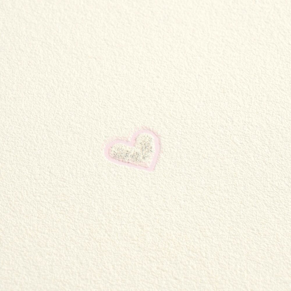 AS Creation Kids Studio 79212-1 / 792121 Wit / Roze / Metallic