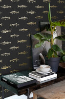 Esta Home Black &amp; White 139124 (incl. Gratis Lijm*) - Zwart - Goud