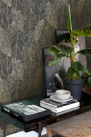 Esta Home Black &amp; White 139126 (incl. Gratis Lijm*) - Zwart - Goud
