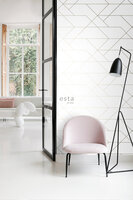 Esta Home Black &amp; White 139143 (With a splash of gold) (*Gratis Lijm Actie) - Wit - Goud