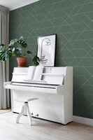 Esta Art Deco 139212 (incl. Gratis Lijm*) - Groen - Goud