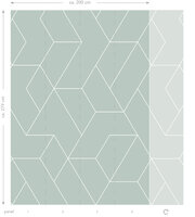 Esta Art Deco Fotobehang 158963 - Groen