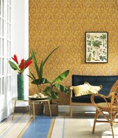 Casadeco Cuba CBBA84322318 (incl. Gratis Lijm*) - Geel