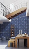 AS Creation Art of Eden 39057-1 - 390571 Blauw / Grijs