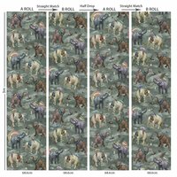 Santorus I Elephant&#039;s March - Viridian (A+B set) WP030322 (*incl. Gratis Lijm*)