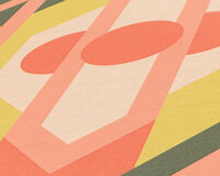 AS Creation Retro Chic - 39531-3 / 395313 Groen - Oranje
