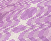 AS Creation Retro Chic - 39534-3 / 395343 Paars - Cr&egrave;me