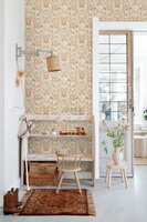 Esta Home Bloemen 139566 (incl. Gratis Lijm*) Beige