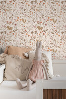 Esta Home Bloemen 139596 (incl. Gratis Lijm*) Beige