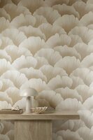 HookedOnWalls GINKGO GINKGO 21901 (incl. Gratis Lijm*) Cr&egrave;me