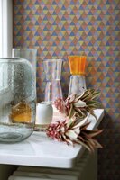 HookedOnWalls JV 602 JAIPUR TRIANGLES TROPICALES 6835 (incl. Gratis Lijm*)