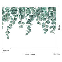 Grandeco Young Edition Nature A70501 Mirte Trailing Eucalyptus Leaves