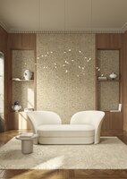 Arte MOOOI GREEN HOUSE WOODBLOCK BEETLE FERN MO5020 Cr&egrave;me (incl. Gratis Lijm*)