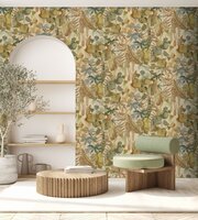 HookedOnWalls MARTA CORTESE LEAVES 37855 Multicolour (incl. Gratis Lijm*)