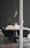 Origin Wallcoverings City Chic (incl. Gratis Lijm*) 347726 - Zwart / Goud
