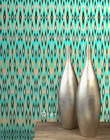 Origin Wallcoverings Mariska Meijers (incl. Gratis Lijm*) 356902 - Blauw / Groen