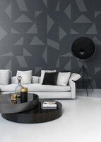 Origin Wallcoverings Natural Fabrics (incl. Gratis Lijm*) 357232 - Grijs