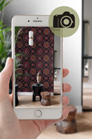 Origin Wallcoverings Wunderkammer (incl. Gratis Lijm*) 347474 - Zwart / Rood / Oranje