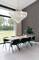 Origin Wallcoverings Wunderkammer (incl. Gratis Lijm*) 347440 - Zwart / Grijs
