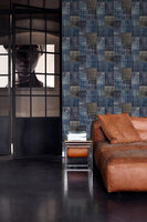 Origin Wallcoverings Wunderkammer (incl. Gratis Lijm*) 347466 - Grijs / Blauw