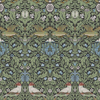 Dutch First Class Hidden Treasures 2 82062 - Groen / blauw Behang