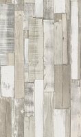 Rasch Kids&amp;Teens sloophout beige wit 203714 Behang