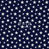 Everybody Bonjour behang 138730 - Blauw Behang