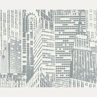 AS Creation Il Decoro / Day &amp; Night 2528-52 - Wit / Zilver Behang