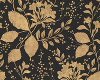 AS Creation Memory 3 32986-3 - Zwart / Goud Behang