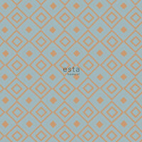 Esta #FAB krijtverf 128830 - Oranje - Blauw Behang