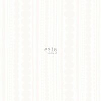 Esta #FAB HD 138836 - Zilver - Wit Behang
