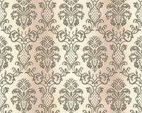AS Creation Hermitage 10 - 335451 - 33545-1 - Creme / Zwart Behang