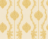 AS Creation Chateau 5 34493-4 - Geel / Creme Behang
