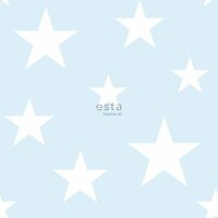 Esta Little Bandits 138932 - Blauw Behang