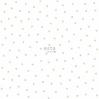 Esta Little Bandits 138935 - Wit - Grijs Behang